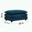 Repose-pieds modulaire en chenille pour canapé-1134703146