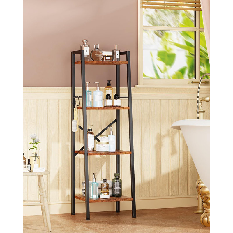 Ladder Shelf,Narrow Bookshelf