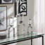 Porte-bougie pilier en métal avec base arquée Modern-932943281