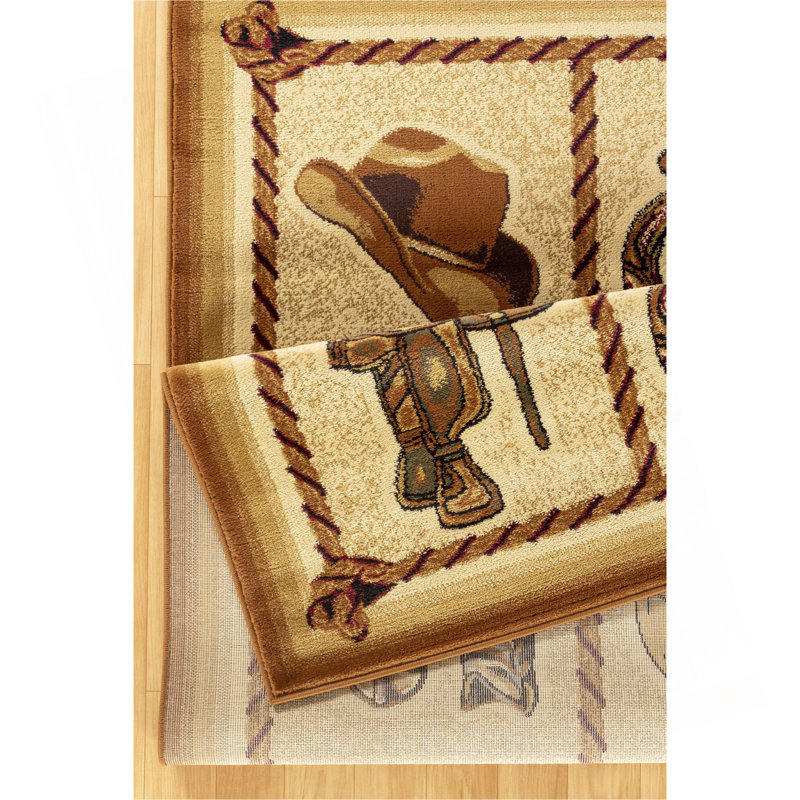 Tapis sud-ouest Tribal, Rectangle 7 pi 10 po x 10 pi 3 po
