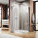 34" W X 34" D X 72" H Framed Square Shower Enclosure With Base.