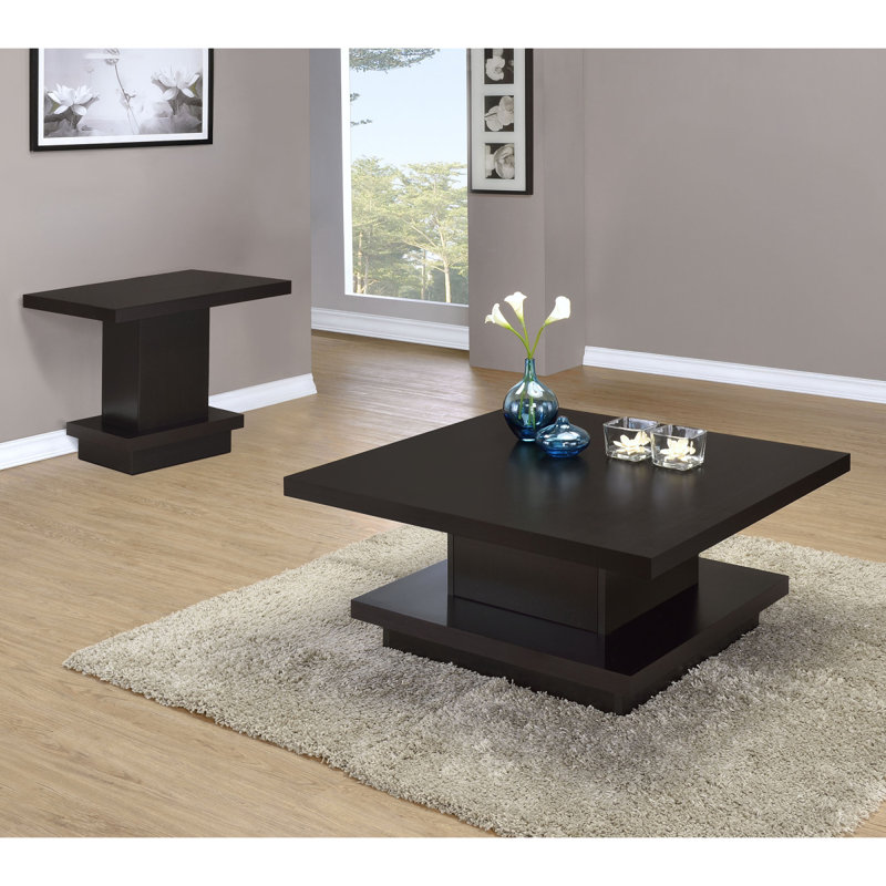 Ensemble de tables basses 2 pièces Cappuccino