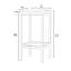 Maliyha Upholstered Counter Stool with Metal Frame