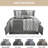 Kath 7 Piece Microfiber Modern & Contemporary Comforter Set-493130312-439640238