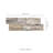 Stonecrest 9 in. x 24 in. Split Face Natural Stone Ledger Panel Wall Tile-94129289