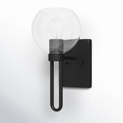 Single Transparent Dimmable Bath Sconce