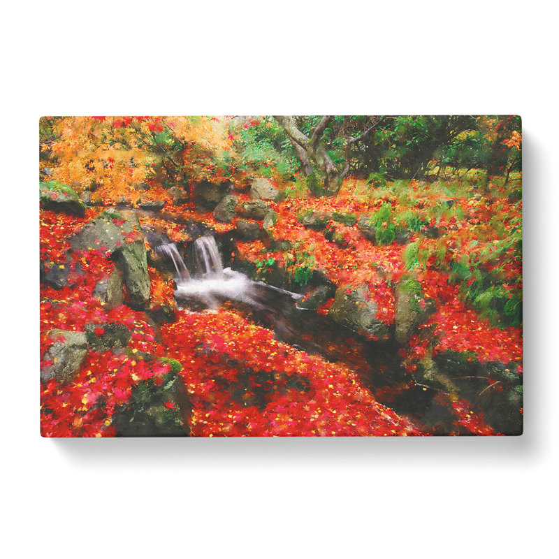 Forest Stream Vol.4 - Wrapped Canvas Painting, 40cm H x 60cm W x 3cm D