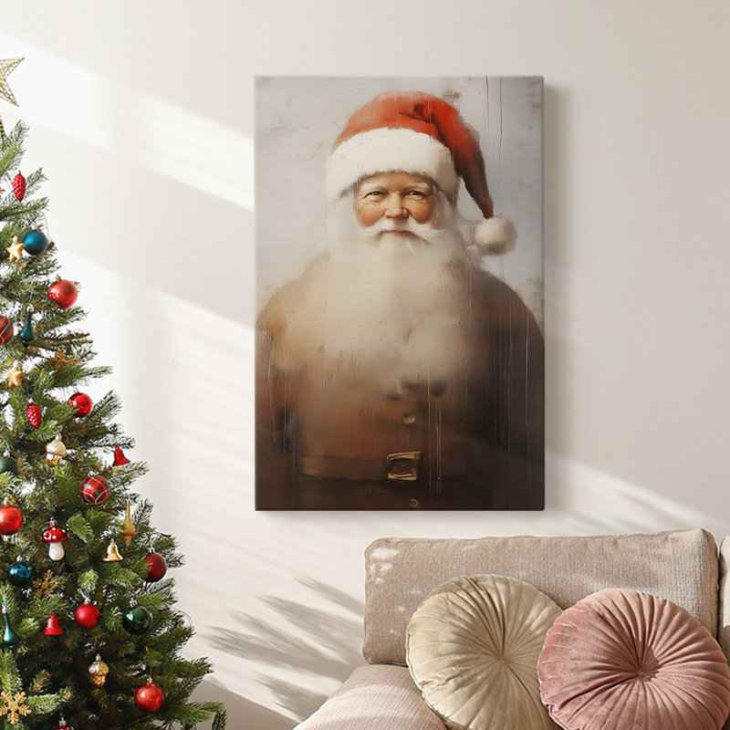Christmas Holiday Art - Gallery Wrapped Canvas-Series 2-CDXVII, 18" H x 12" W
