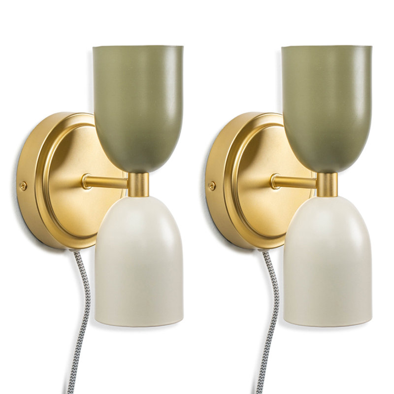 Gerken Plug-in Armed Sconce, Yes