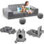 Canapé pour enfants, canapé modulaire pour tout-petits 12 pièces-714590164