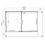 Lasita Domeo 6 Loggia 16.5 x 16.5 Ft. Premium Corner Log Cabin With Aluminium Sliding Doors (44mm)-1101646187