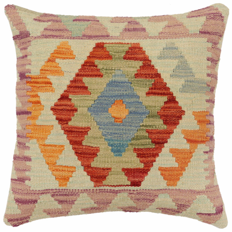 Housse et insert de coussin carré 100% laine