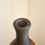 Vases sur pied de 39 po de hauteur avec élégantes finitions bicolores brun foncé