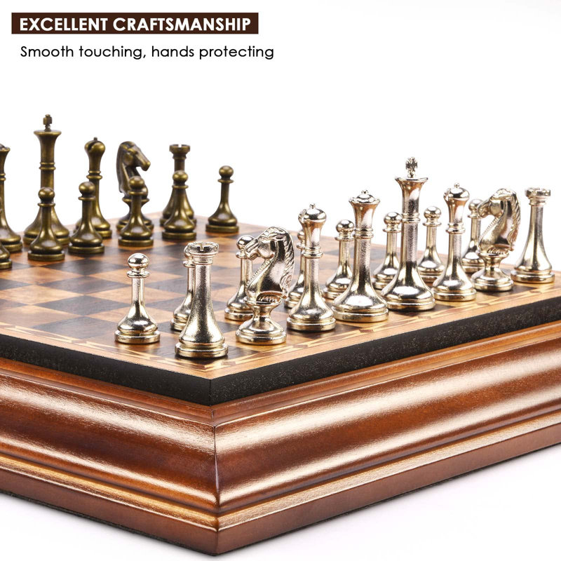 Bisiot 14'' L Manufactured Wood Game Set
