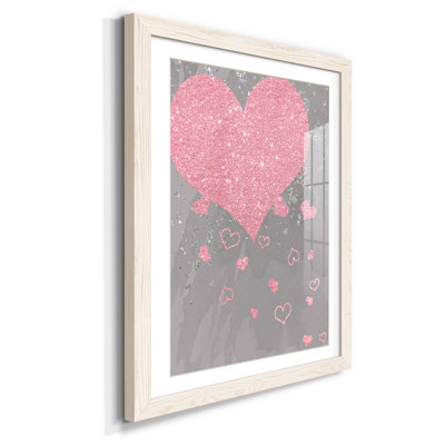 «Spakling Love», reproduction d'art sur papier encadrée