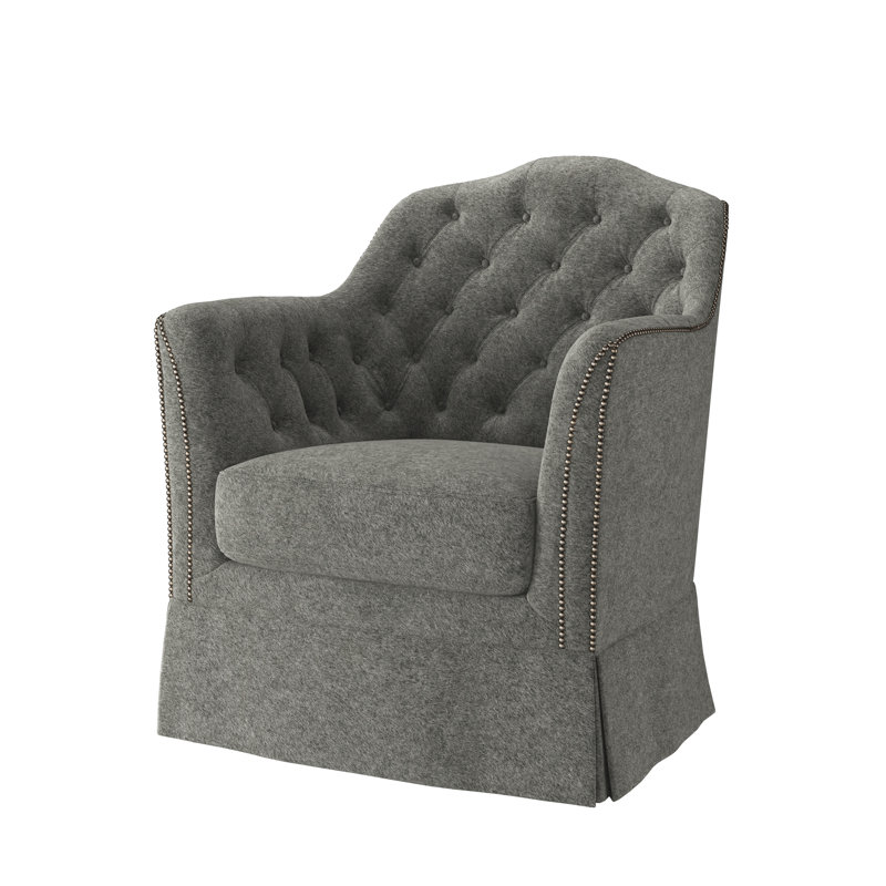 Fauteuil d'appoint Catriona, Pull en cachemire mica, Petit étain