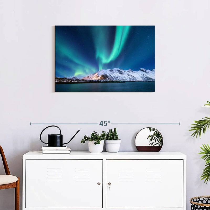 Alvord lumières du nord de la Norvège, H 20 po x l 30 po