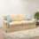 Vintage Creative Striped Sofa