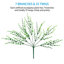 4 faisceaux d'eucalyptus artificiels avec 4 branches