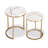 Amold Marble Top Nesting Tables