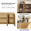 Classeur en bois de 61,6 po de largeur avec tablettes Aadham-1759752307