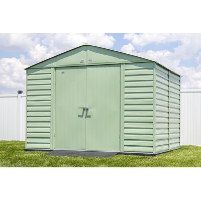 10 ft. W x 12 ft. D Metal Storage Shed