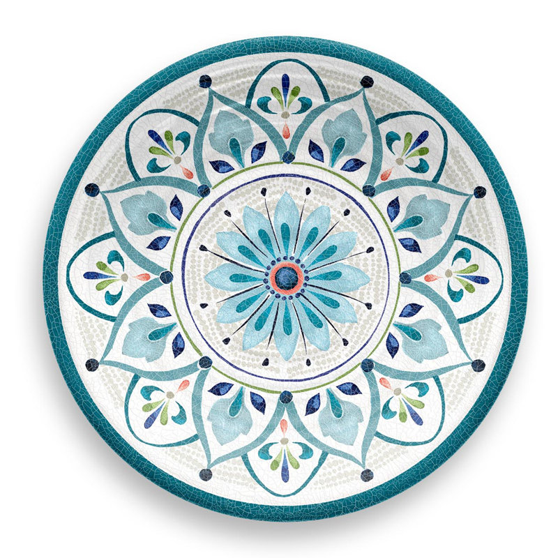 Mauricio 4 Piece Melamine Salad Plate Set