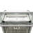 43" Propane Gas Fire Pit Table, 60000 BTU, Rectangular,Open Weave Wicker,with Glass Wind Guard-1125177160