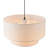 3-Light Dimmable Drum Chandelier