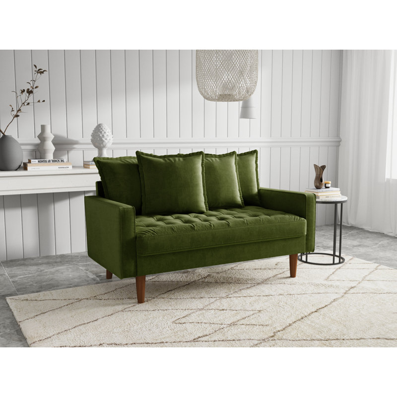 Causeuse 58 po, Vert olive