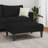 Vidaxl Footstool Black Polyester Compact Footstool Rectangular