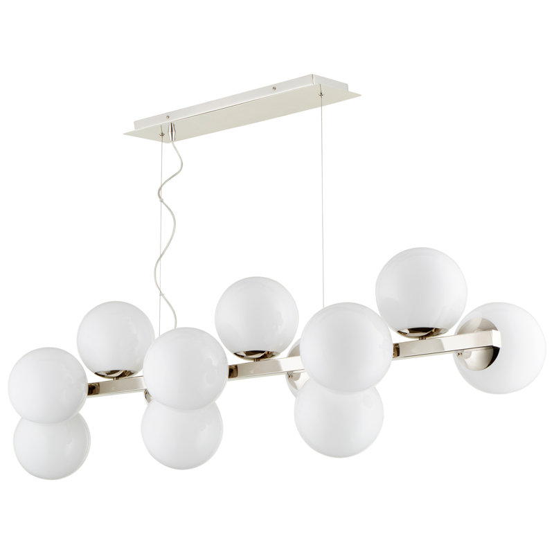 Luminaire suspendu pour îlot de cuisine 12 lumières Atom