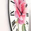 Horloge murale traditionnelle rose vif-2050943575
