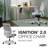 HON Ignition 2.0 Mid-Back Task Chair, Advanced Tilt, Black Frame, Black-117026064-119729017-85766686