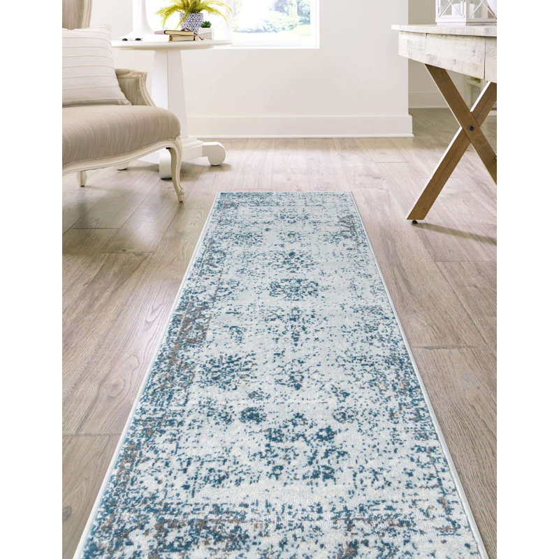 Tapis Brandt, Tapis de couloir 2 pi x 9 pi 10 po, Non, Beige /Brun clair