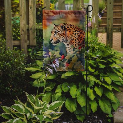 Drapeau de jardin léopard