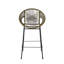 Tabouret de bar d'extérieur vert Ferrara, ensemble de 2-2259225