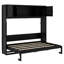Lit escamotable multiusage avec armoires de rangement-651254749