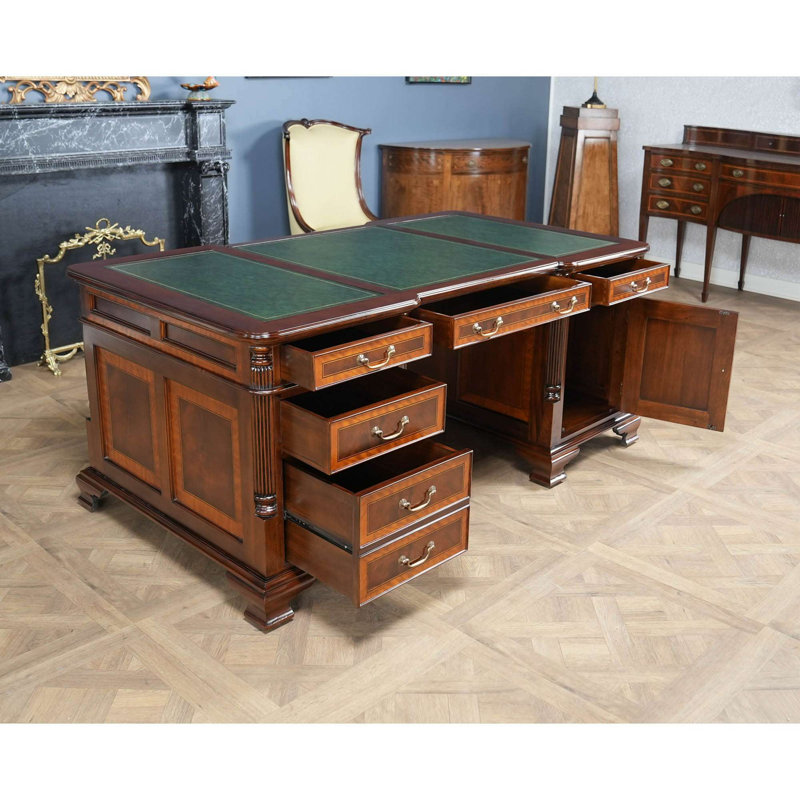 Bureau Banded Mahogany Partners, Green