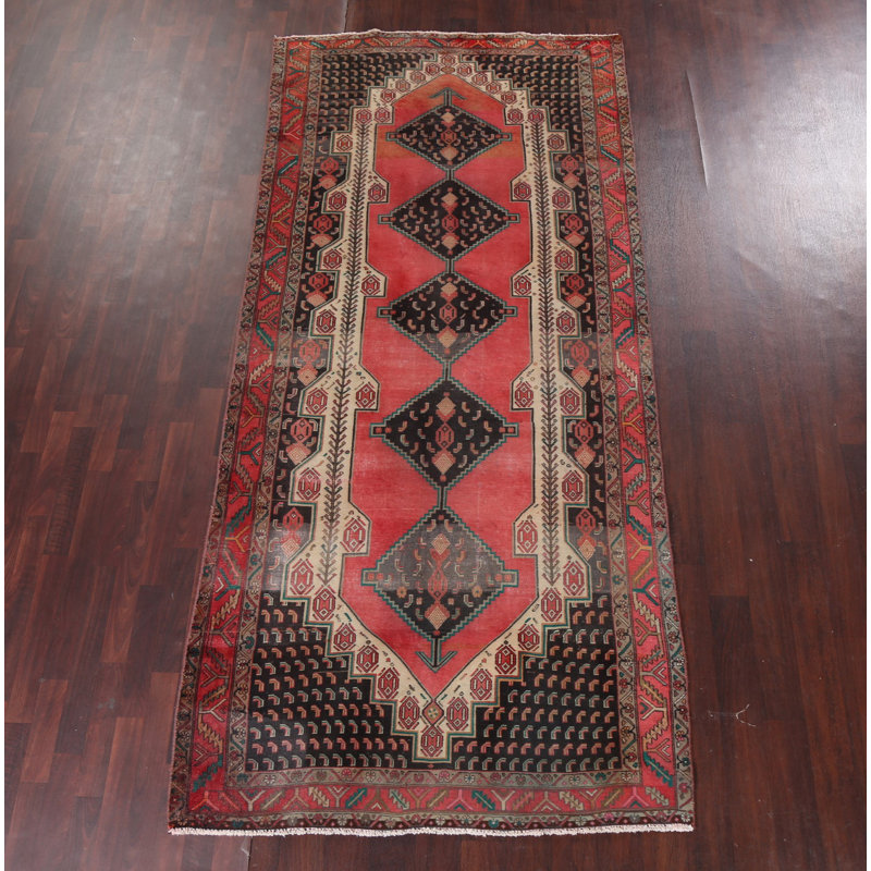 Tapis de style persan rétro Ardebil noué à la main 5 x 11