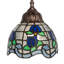 Mini-luminaire suspendu rose de 7 po
