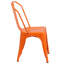 Commercial GradeMetal Indoor-Outdoor Stackable Chair-984495317