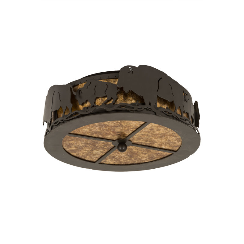 Rustic Lodge 2 - Light Flush Mount