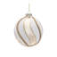 Ornements ronds en verre (ensemble de 6)