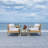 Cabbar 4 - Person Patio Conversation Set with Cushions-702438463
