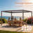 Metal Pergola with Louver-104713194