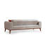 Canapé-lit polyvalent 3 places, couleur crème, 87,4 po x 35,4 po x 31,5 po | Structure en bois de hêtre robuste et en carton, tissu 100% polyester | Coussin de dossier en mousse et en silicone gris doux, mécanisme rotatif | Nettoyage à sec, conception élégante et fonctionnelle-970148420