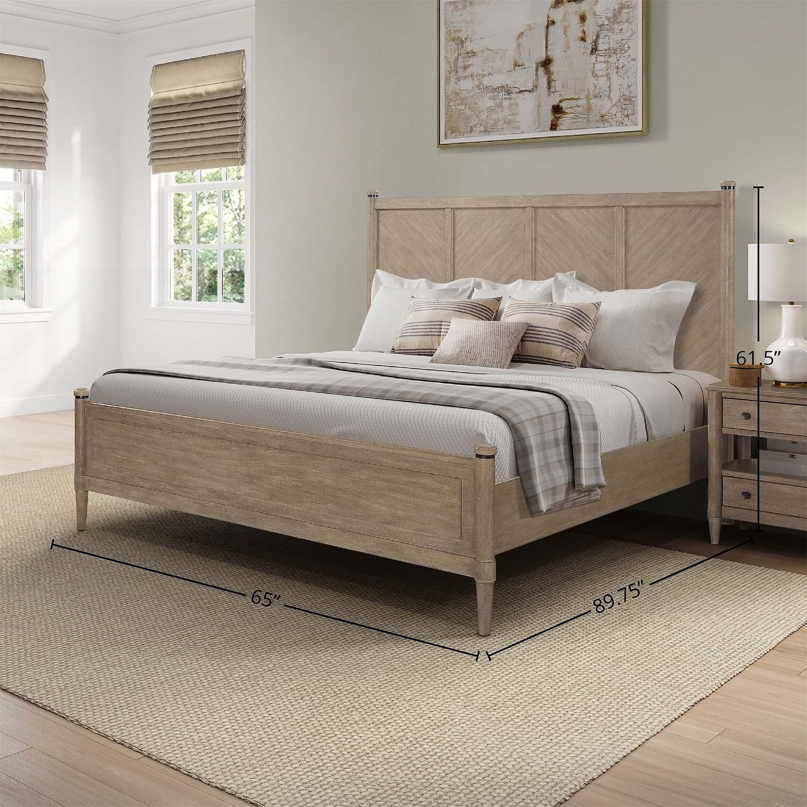 Dana Heights Lo-Post Bed, Queen