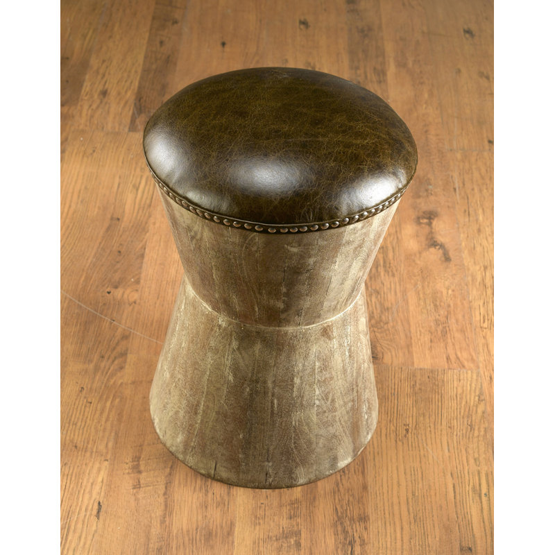 Earl Solid Wood Accent Stool