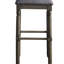 Ensemble de 2 tabourets de bar pivotants en bois rembourrés-80894274-80894273